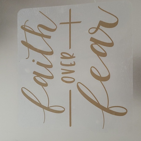 Faith Over Fear Sign - Picture 2 of 4